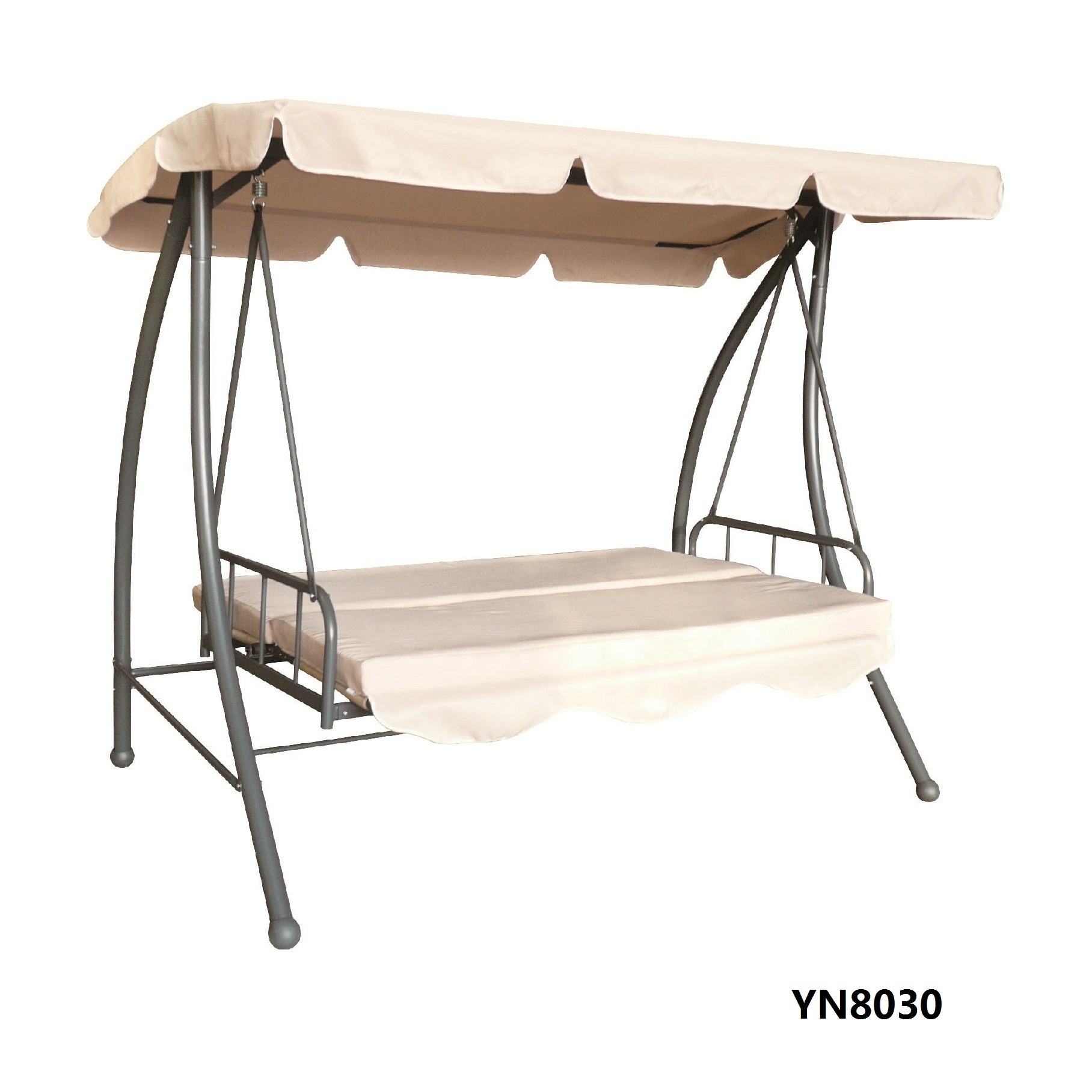 OEM 2 3 or 4 seater Top quality  outdoor swing chair hammock beach metal patio wrought iron patio swings