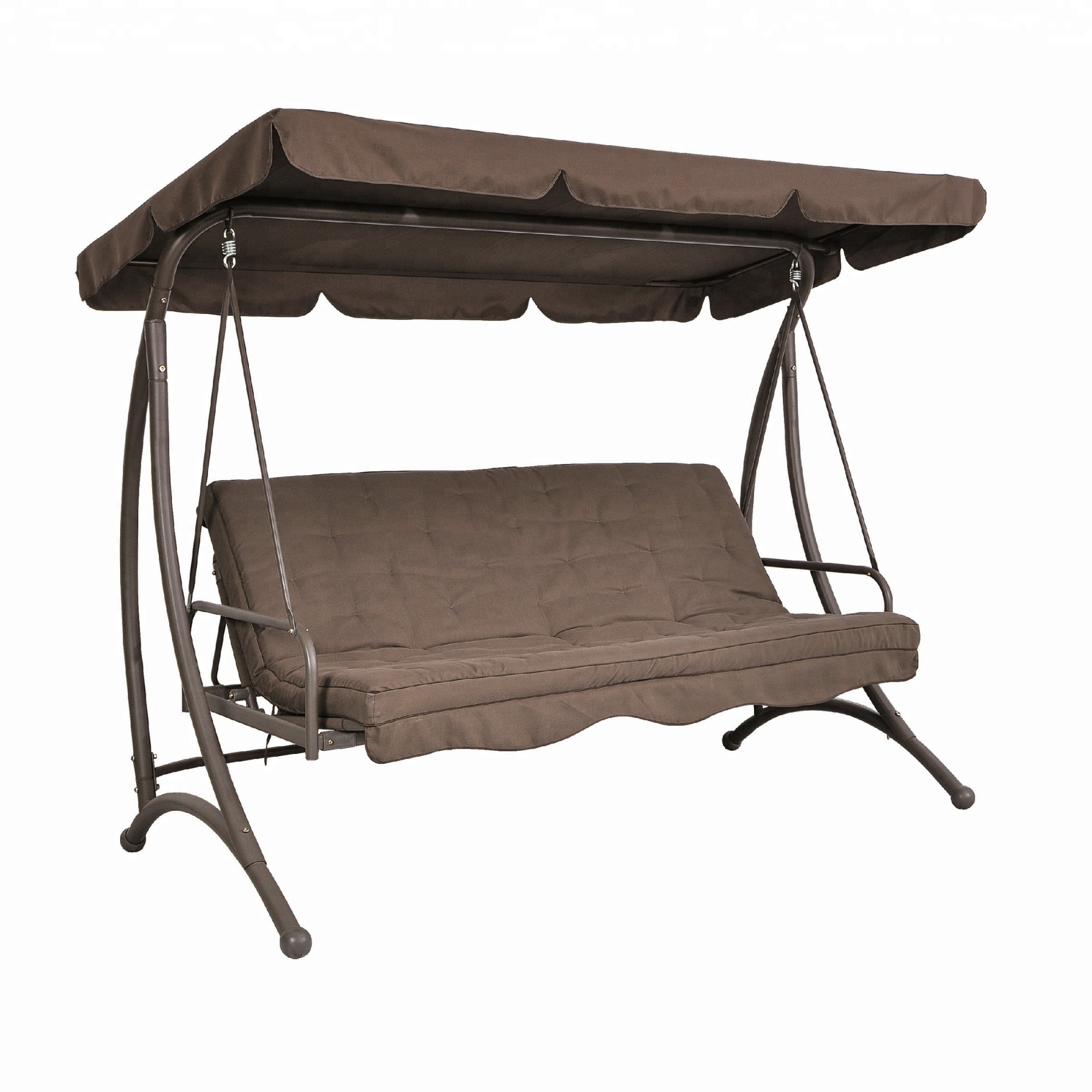 OEM 2 3 or 4 seater Top quality  outdoor swing chair hammock beach metal patio wrought iron patio swings