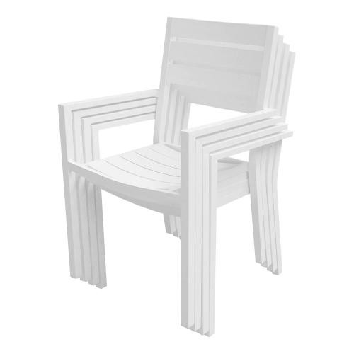 180/300 Extendable Aluminum Garden Furniture 10 Seater White