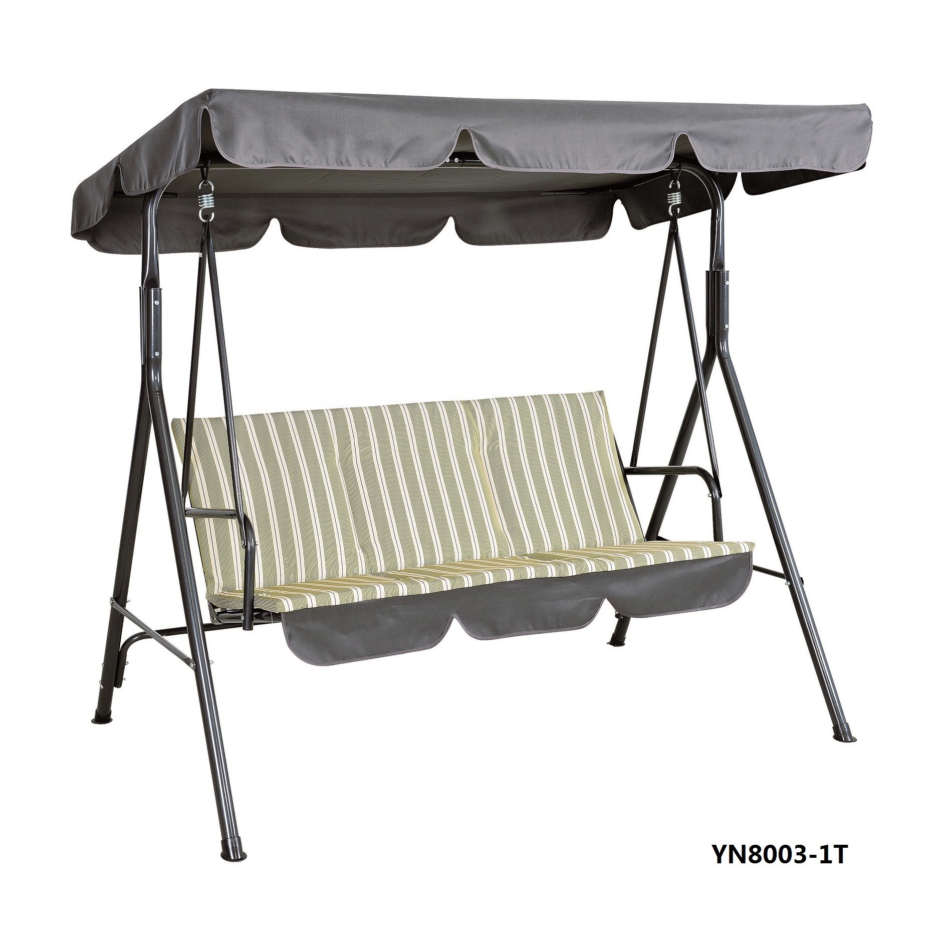 3 seater sweet hanging chair for home with flouncing cover patio swing with canopy Swing Chair