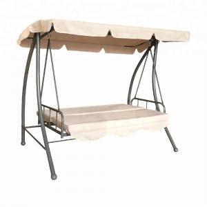 3-seater  swing chair garden swings with canopy and bed function patio swing