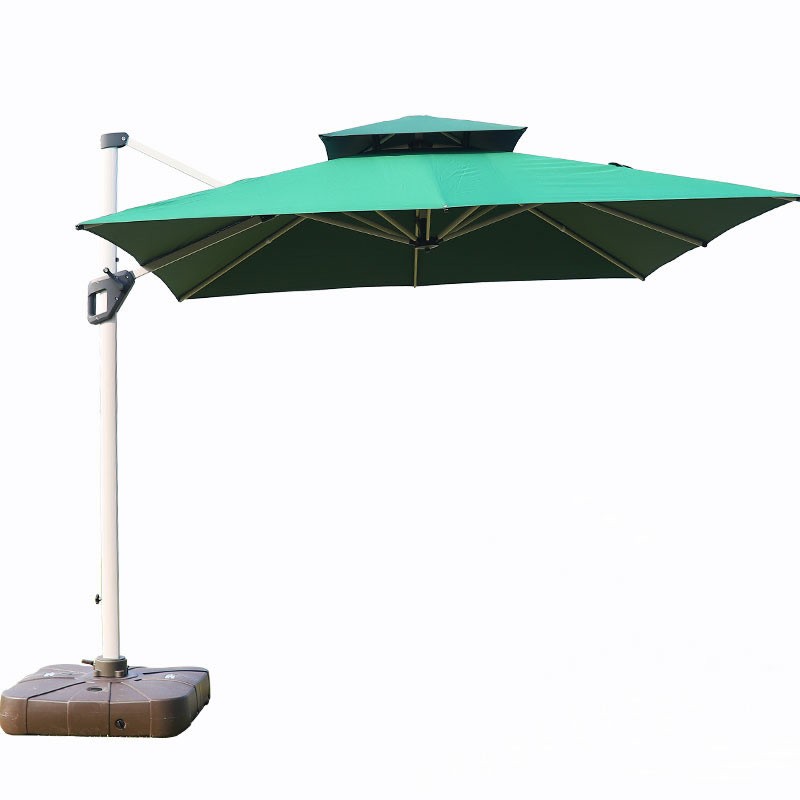 Aluminum Frame Outdoor Led Light Big Garden Umbrella Solar Patio Umbrella