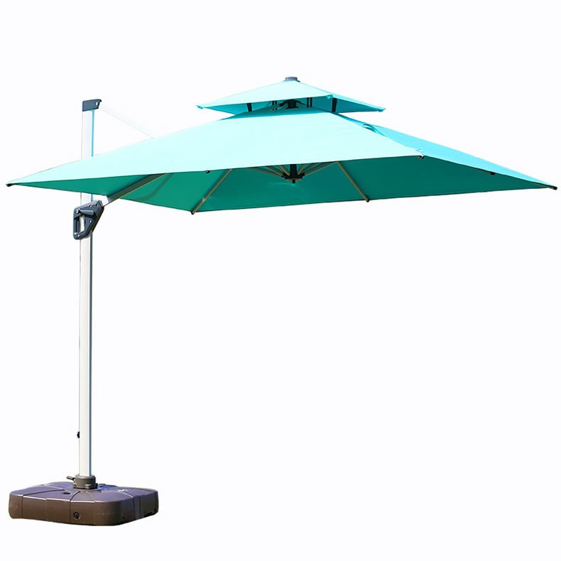 Aluminum Frame Outdoor Led Light Big Garden Umbrella Solar Patio Umbrella