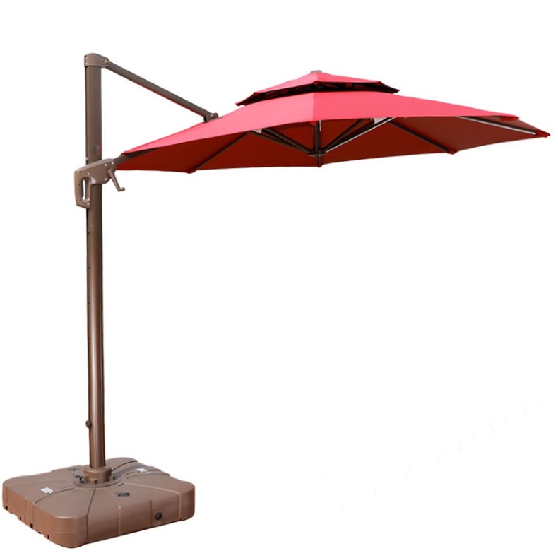 Hot Sale Garden Furniture Casual Patio Umbrella Durable Metal Roman Umbrella