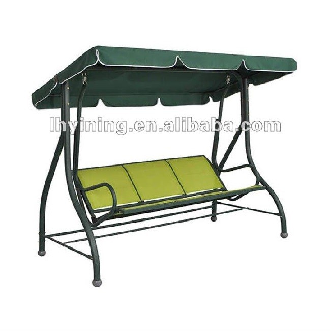 Hot sale 3 seaters patio swing for outfoor use