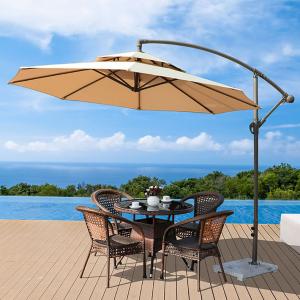 Wholesale Double Top Outdoor Patio Umbrella Garden Sun Parasol Cantilever Umbrellas