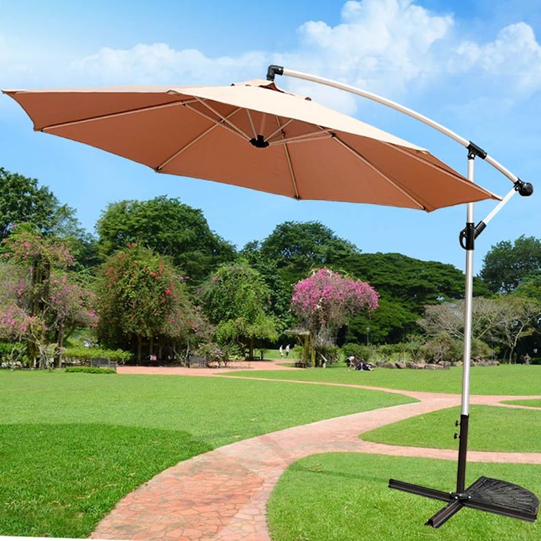 Wholesale Outdoor Sun Umbrella Offset Cantilever Garden Parasol Patio restaurant Umbrellas