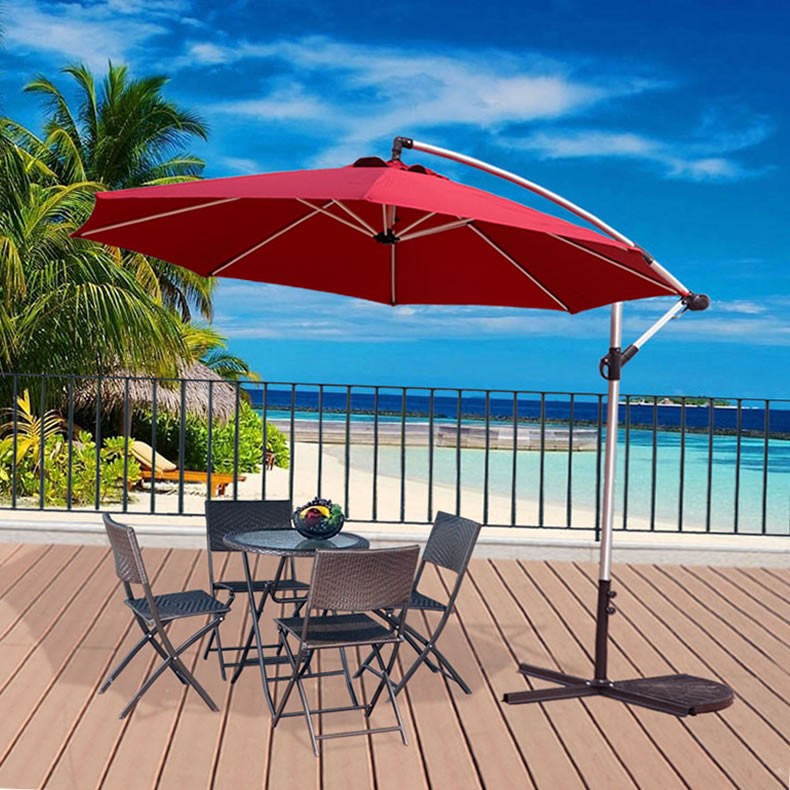 Wholesale Outdoor Sun Umbrella Offset Cantilever Garden Parasol Patio restaurant Umbrellas