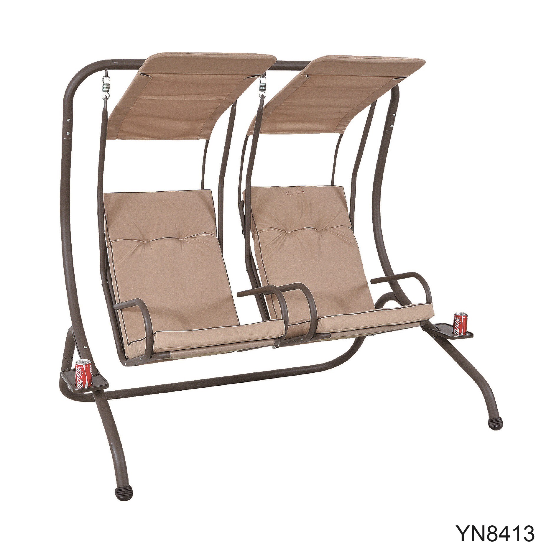 3 Seats canopy swing chair patio garden swings with canopy convertible roof for outdoor backyard and deck