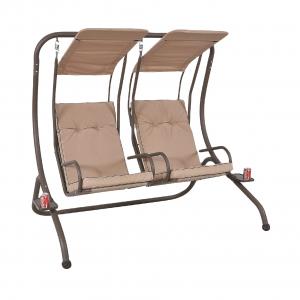 double seat garden swing chair for lovers